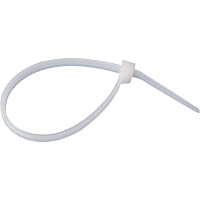 Хомут-стяжки белый 250x4(3.6) Rexant картинка